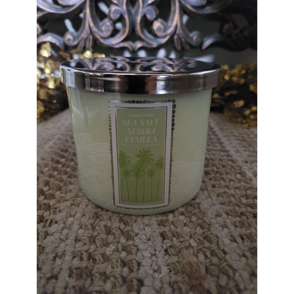 Goose Creek Sea Salt Neroli Vanilla 3-wick Candle
